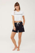 U.S. Polo Assn. Pantaloni scurti, cu banda elastica in talie