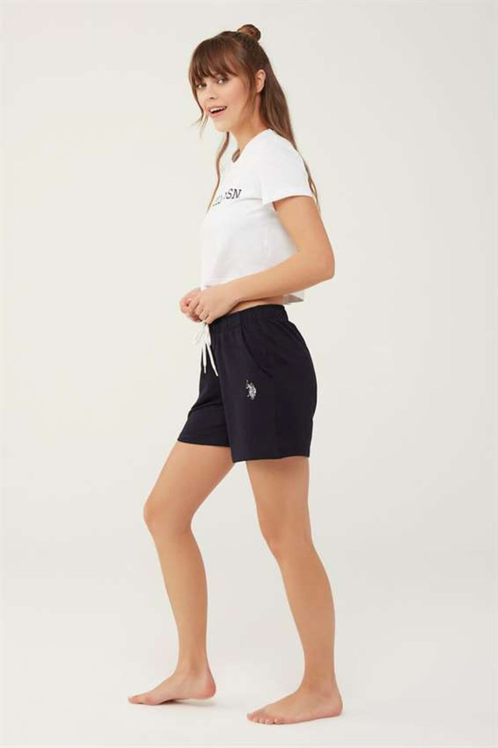 U.S. Polo Assn. Pantaloni scurti, cu banda elastica in talie