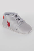U.S. Polo Assn., Botosei de piele ecologica, Gri deschis, 19 EU