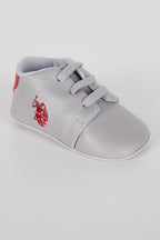 U.S. Polo Assn., Botosei de piele ecologica, Gri deschis, 19 EU