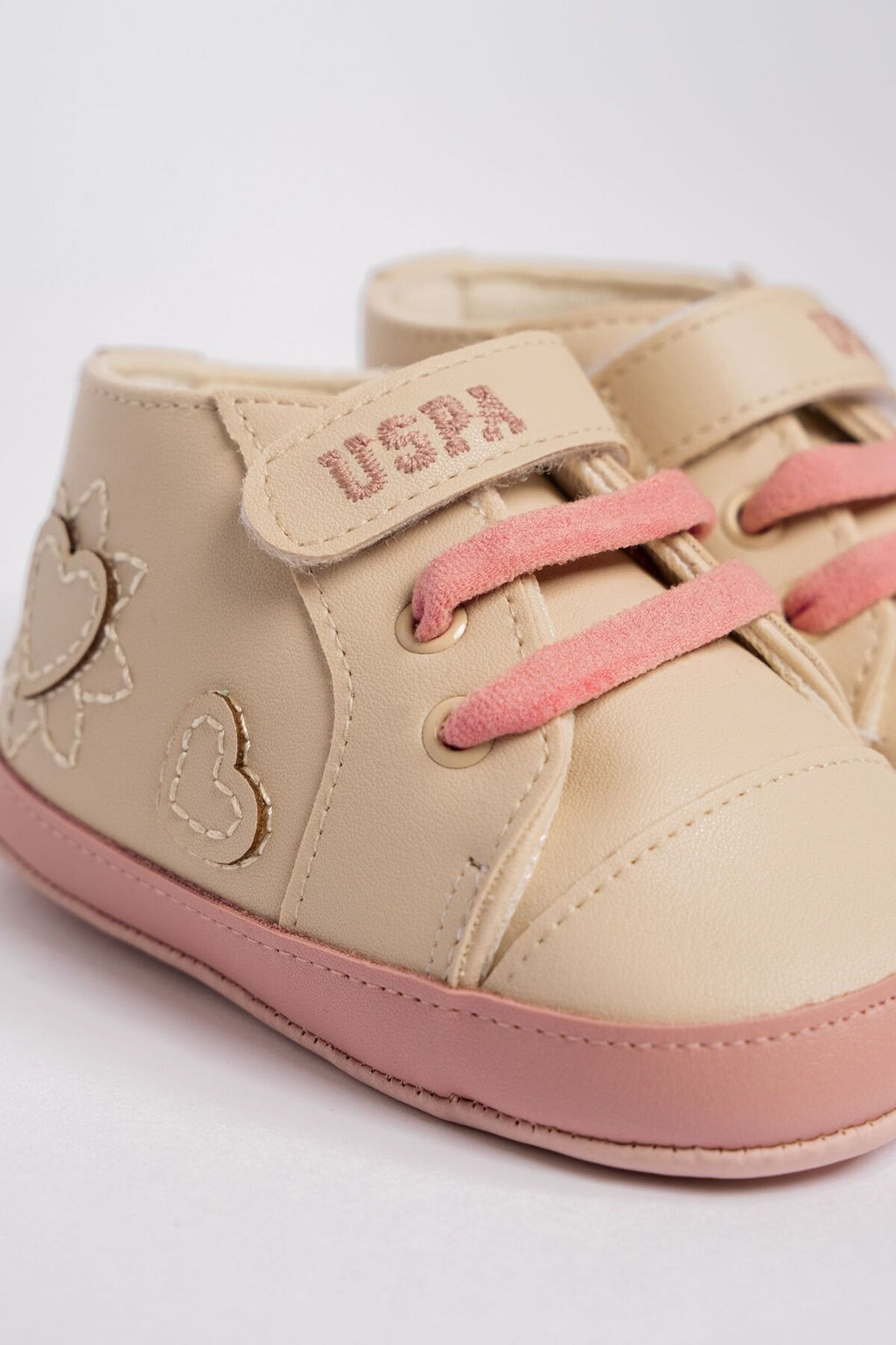 U.S. Polo Assn., Pantofi sport mid-high cu inchidere velcro
