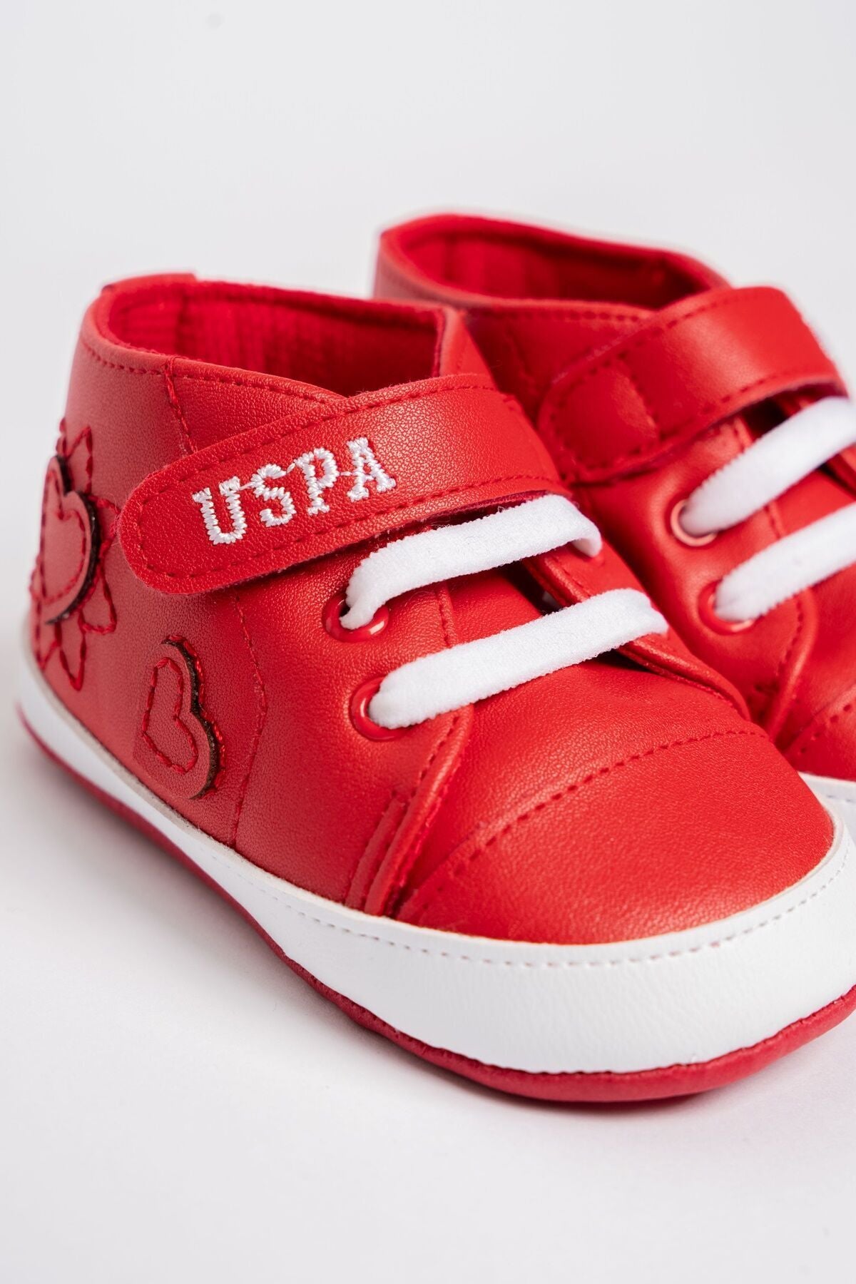 U.S. Polo Assn., Pantofi sport mid-high cu inchidere velcro