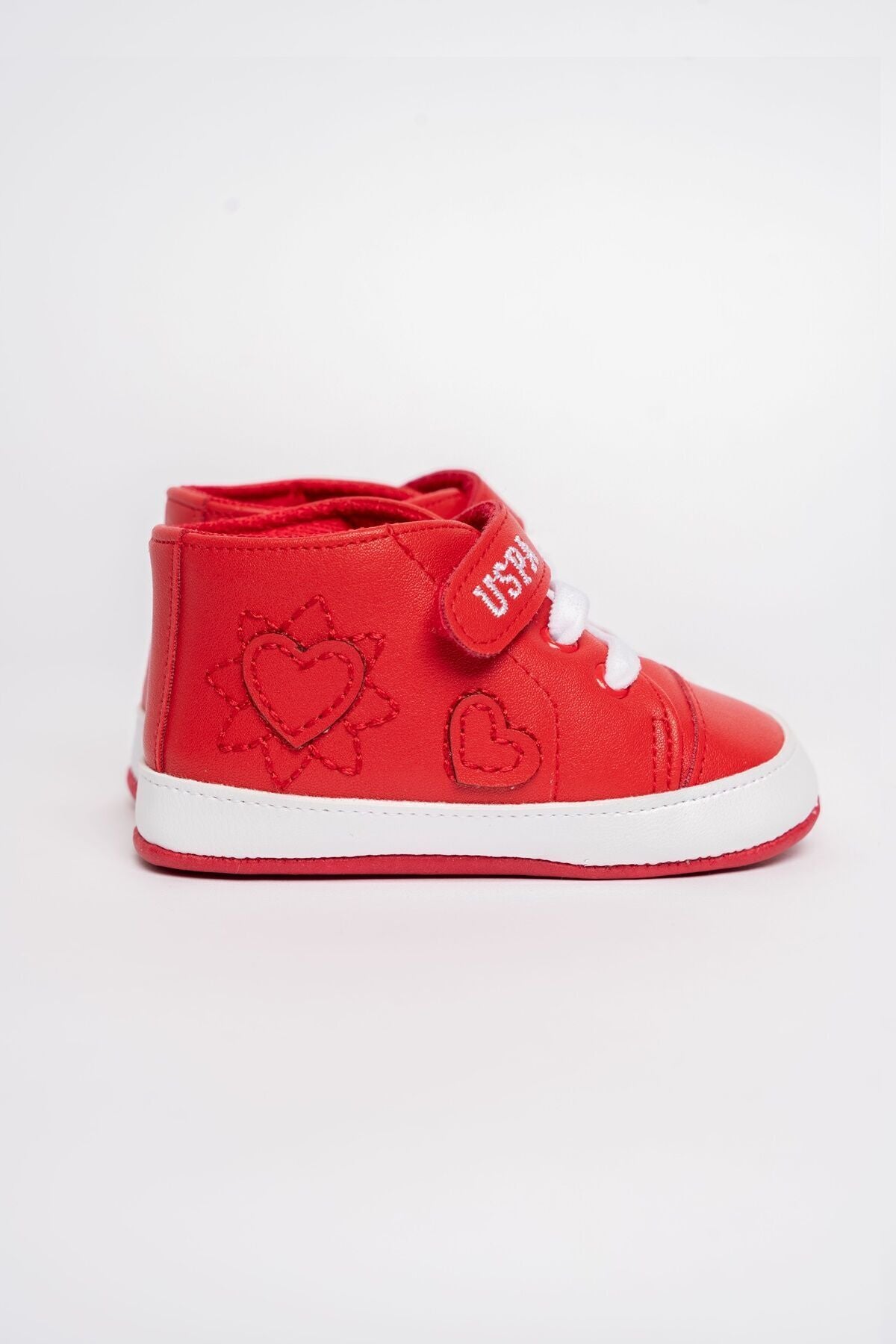 U.S. Polo Assn., Pantofi sport mid-high cu inchidere velcro
