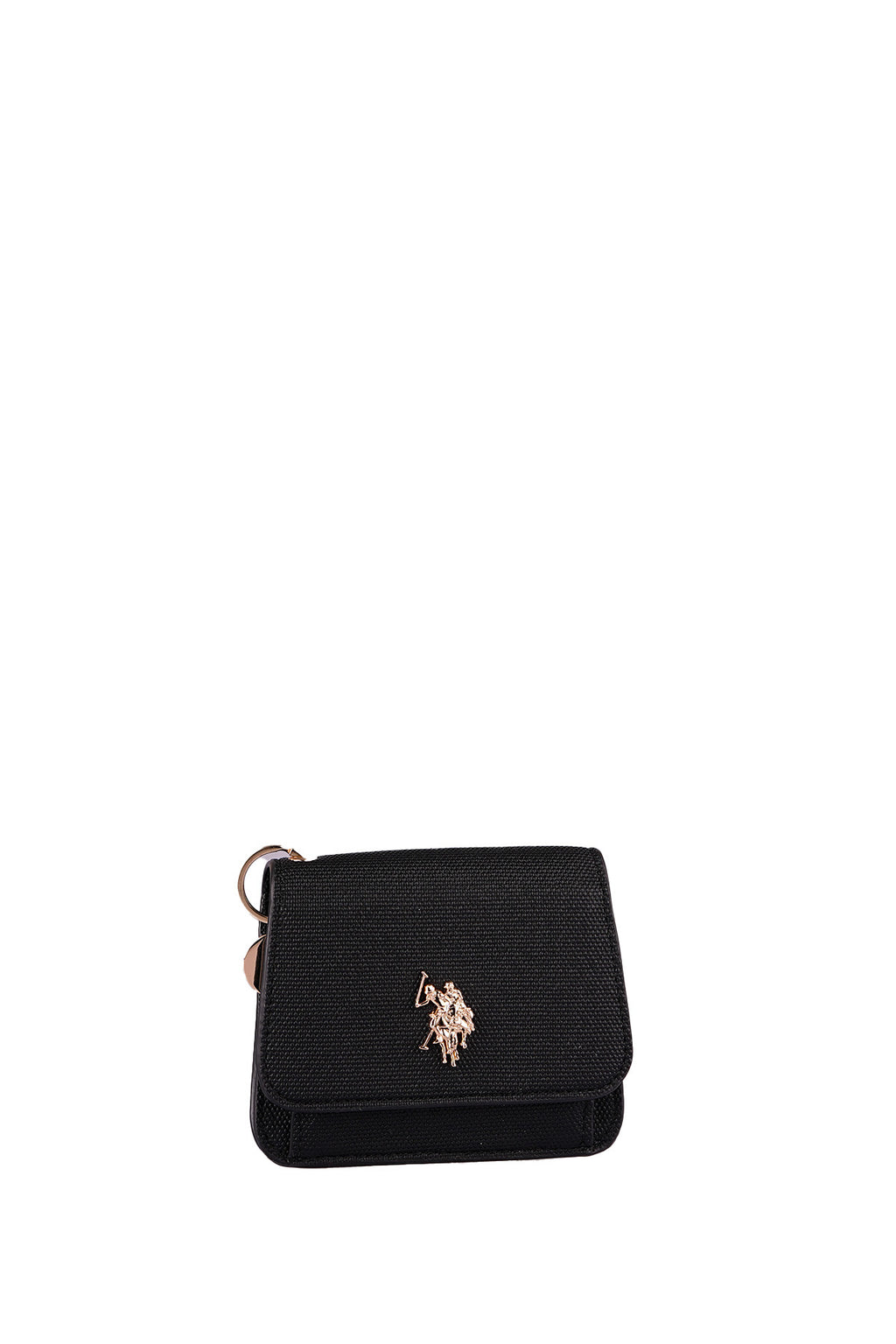 U.S. Polo Assn., Portofel cu logo, Negru