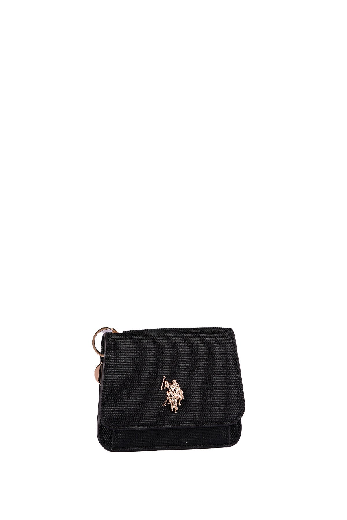U.S. Polo Assn., Portofel cu logo, Negru
