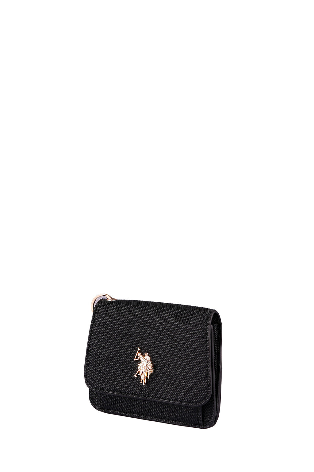 U.S. Polo Assn., Portofel cu logo, Negru