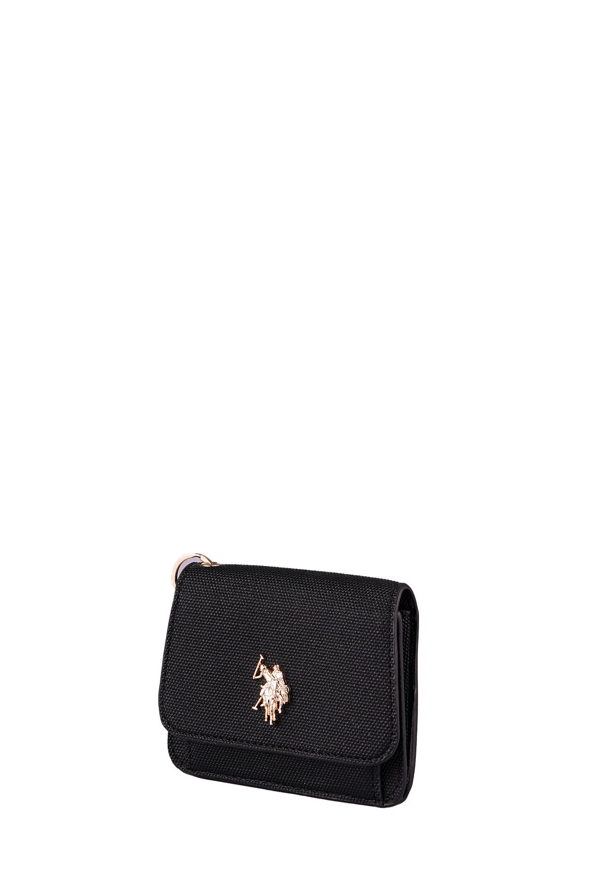 U.S. Polo Assn., Portofel cu logo, Negru