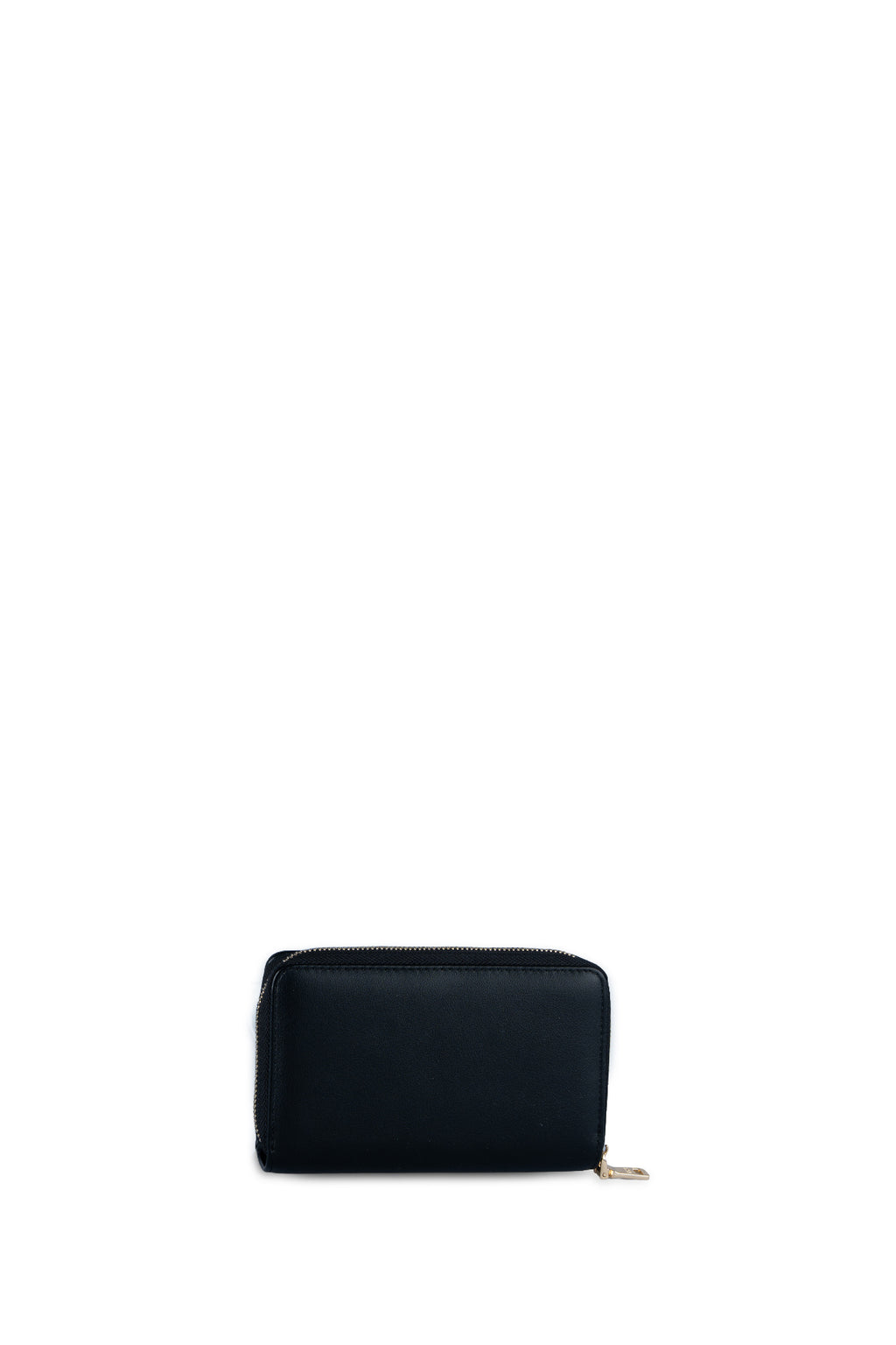 U.S. Polo Assn., Portofel de piele ecologica cu logo metalic, Negru