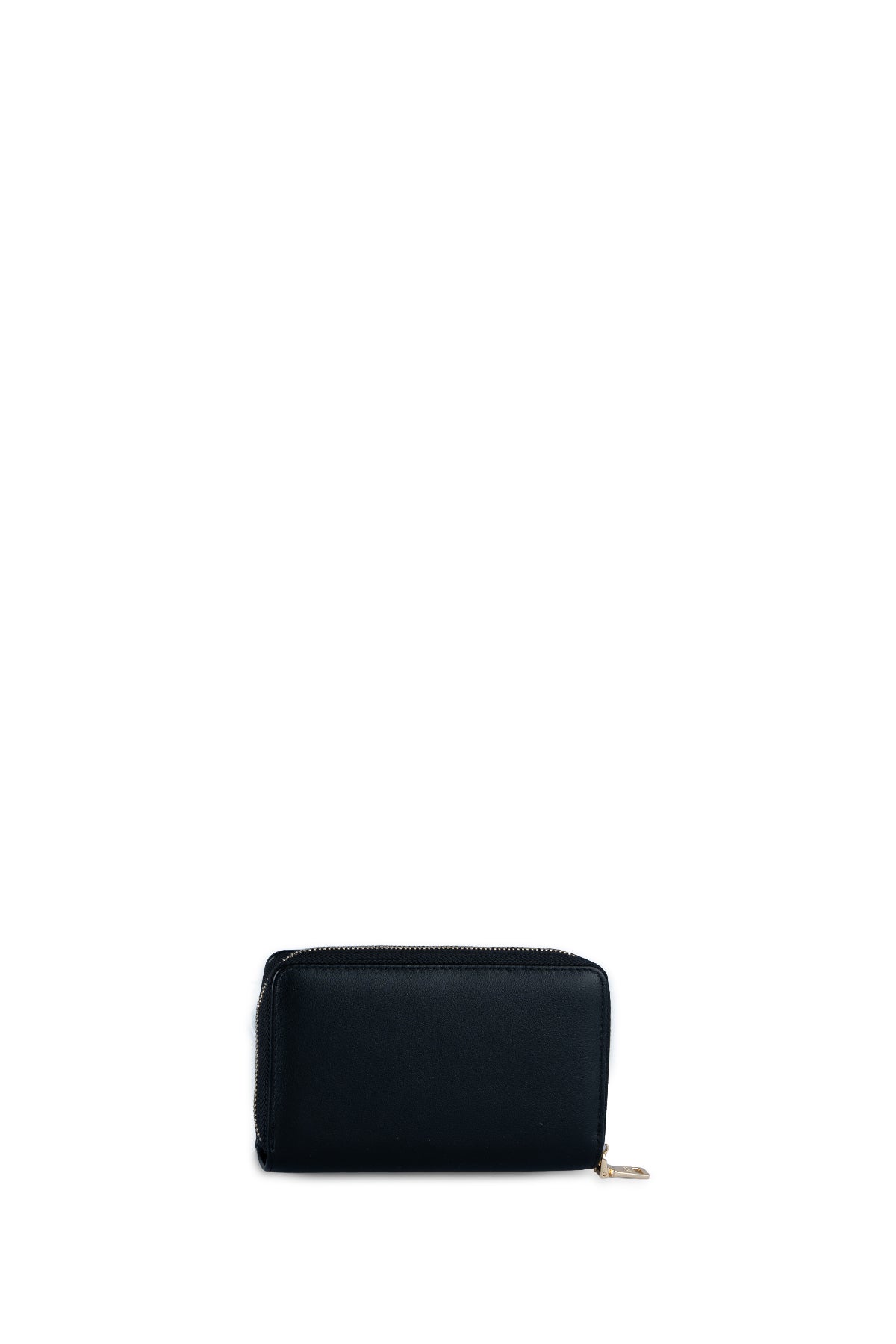 U.S. Polo Assn., Portofel de piele ecologica cu logo metalic, Negru