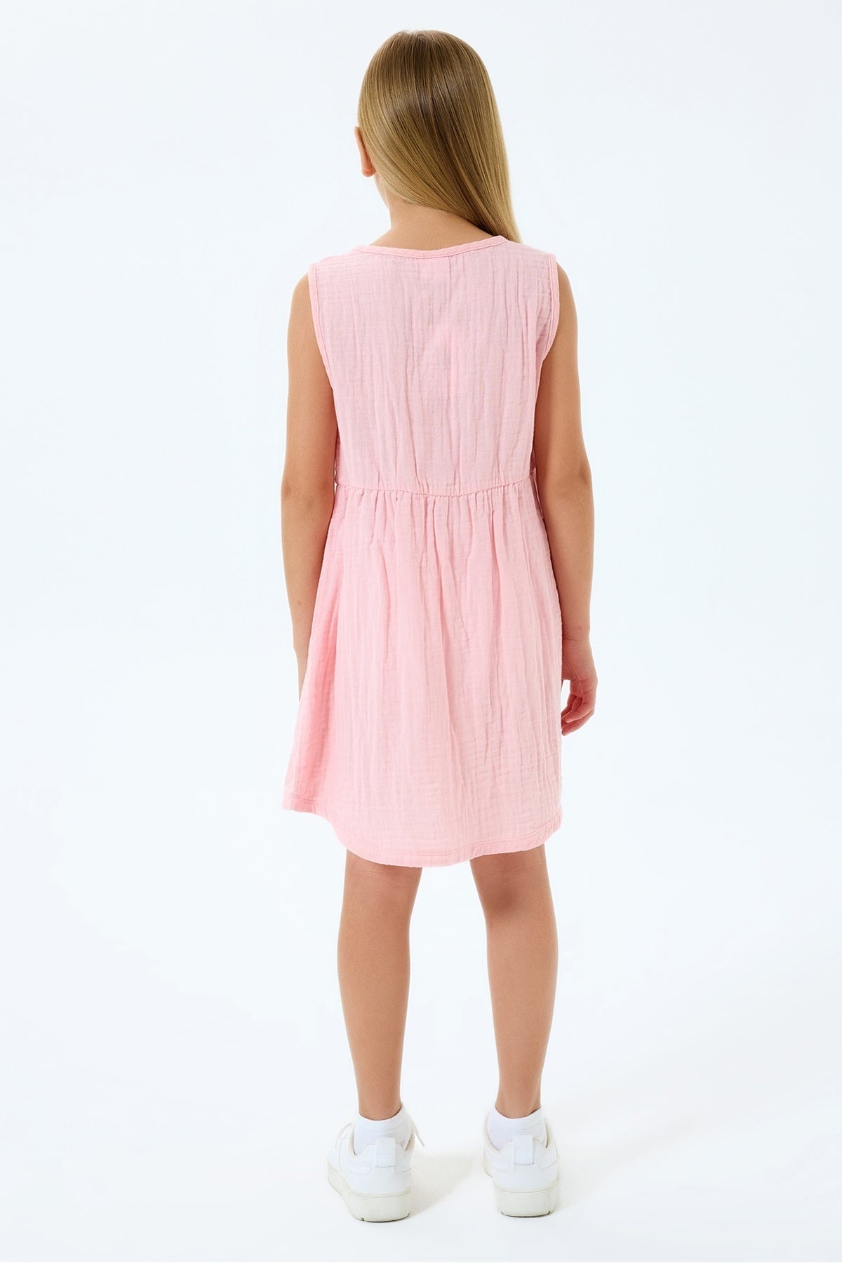 U.S. Polo Assn., Rochie cu broderie logo discreta