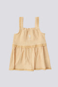 U.S. Polo Assn., Rochie cu decolteu patrat, Galben sofran