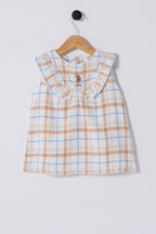 U.S. Polo Assn., Rochie in carouri fara maneci