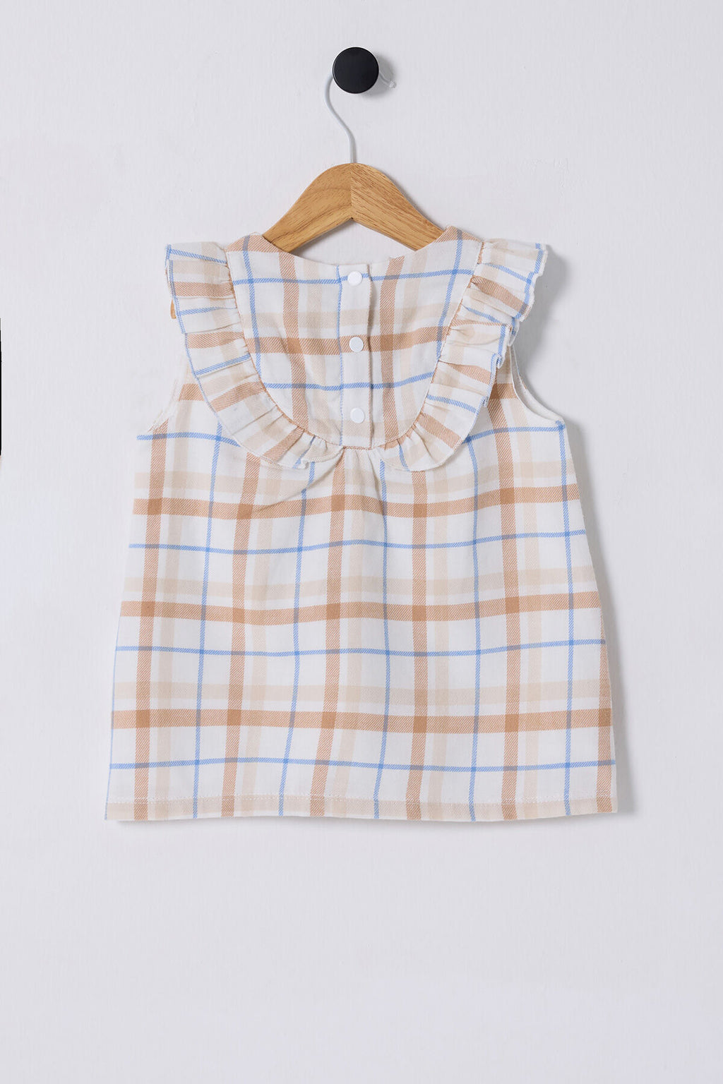 U.S. Polo Assn., Rochie in carouri fara maneci
