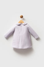 U.S. Polo Assn., Rochie scurta de bumbac cu maneci lungi