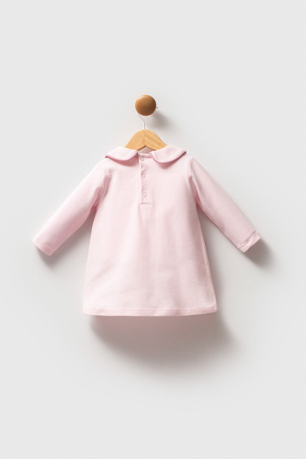 U.S. Polo Assn., Rochie scurta de bumbac cu maneci lungi