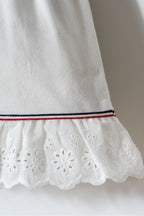 U.S. Polo Assn., Rochie evazata din amestec de bumbac cu logo
