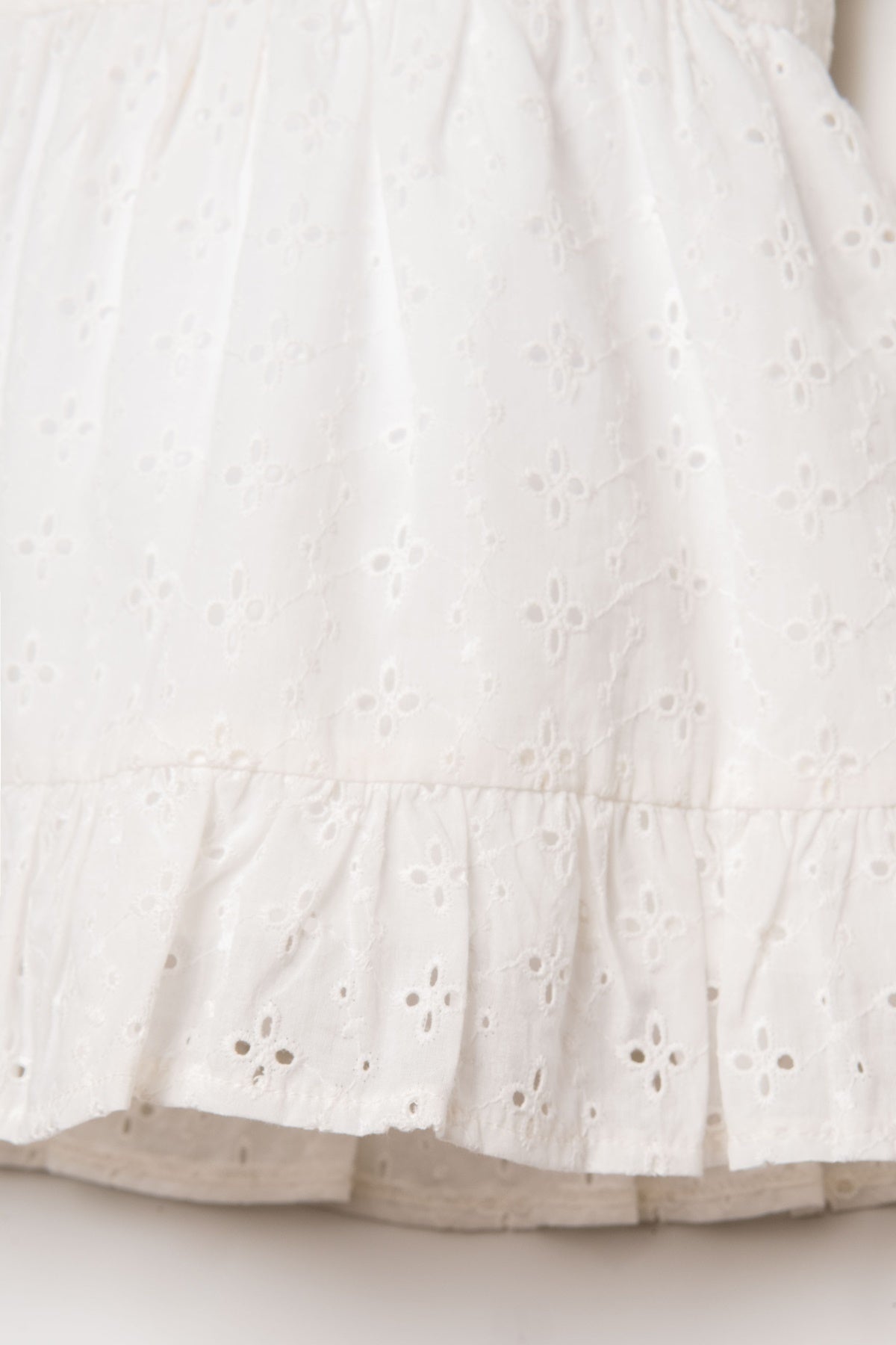 U.S. Polo Assn., Rochie din bumbac cu dantela sangallo