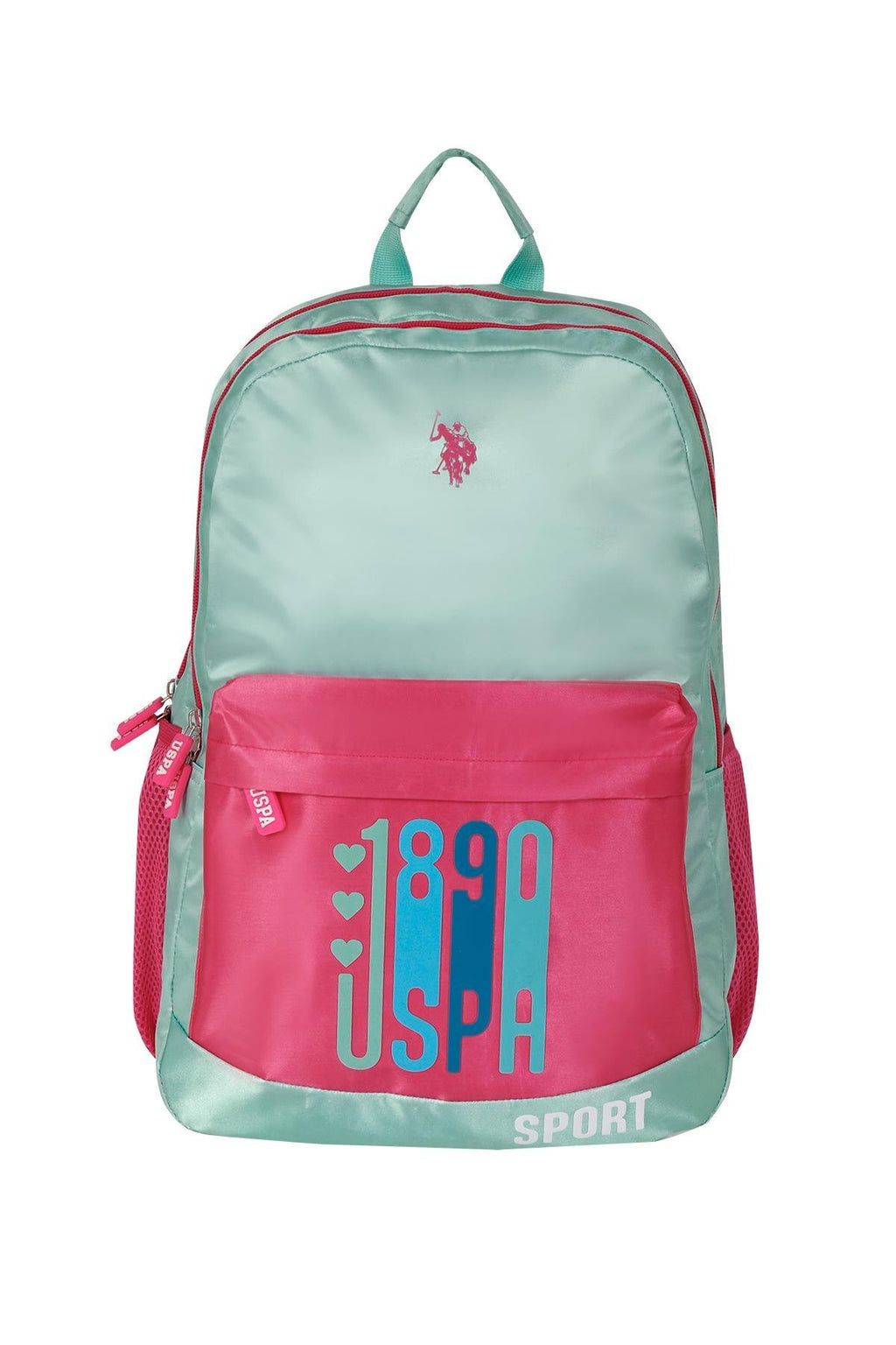 U.S. Polo Assn. Rucsac cu bretele ajustabile si compartimentat, design cu logo