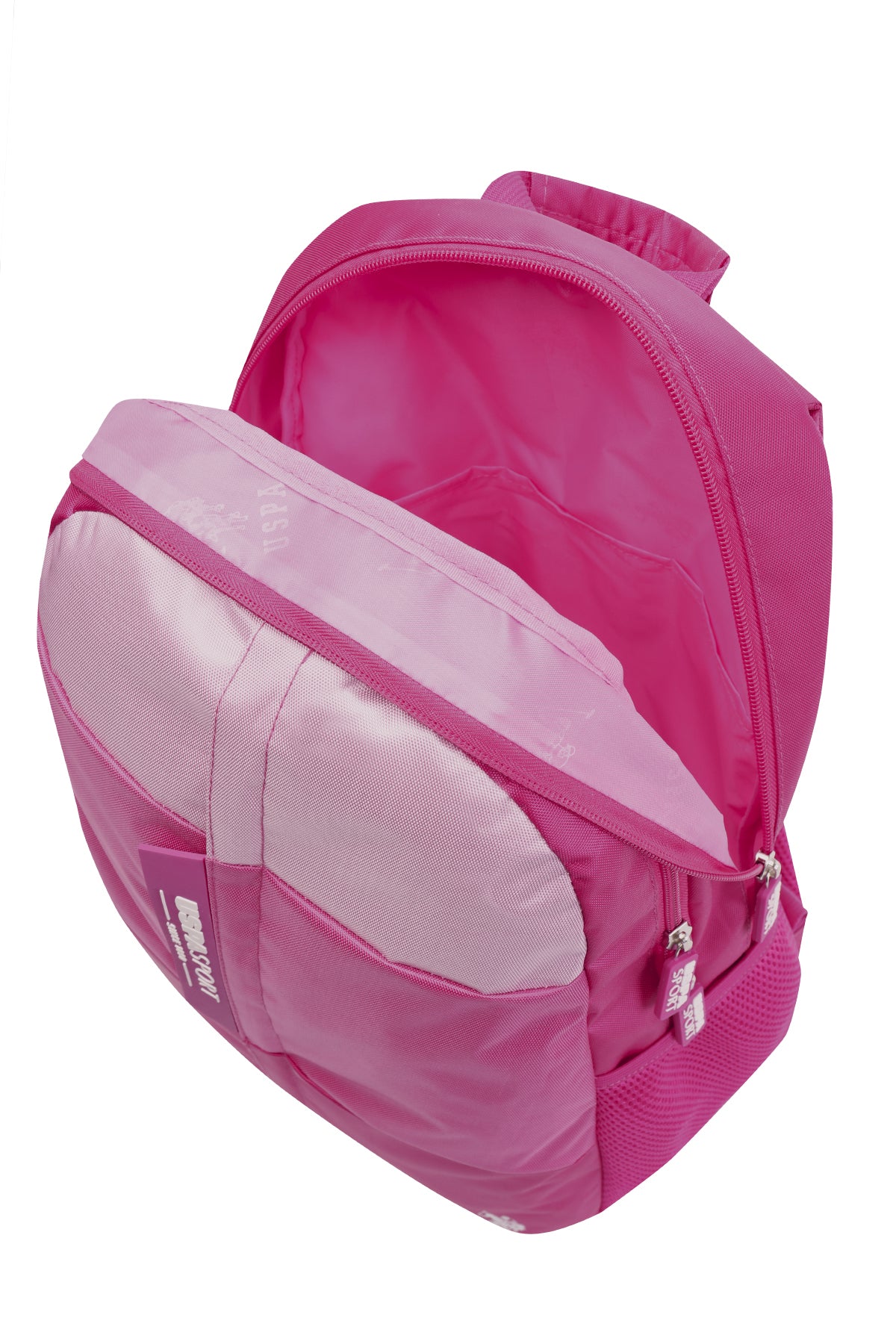 U.S. Polo Assn. Rucsac cu bretele ajustabile si compartimentat, design cu logo