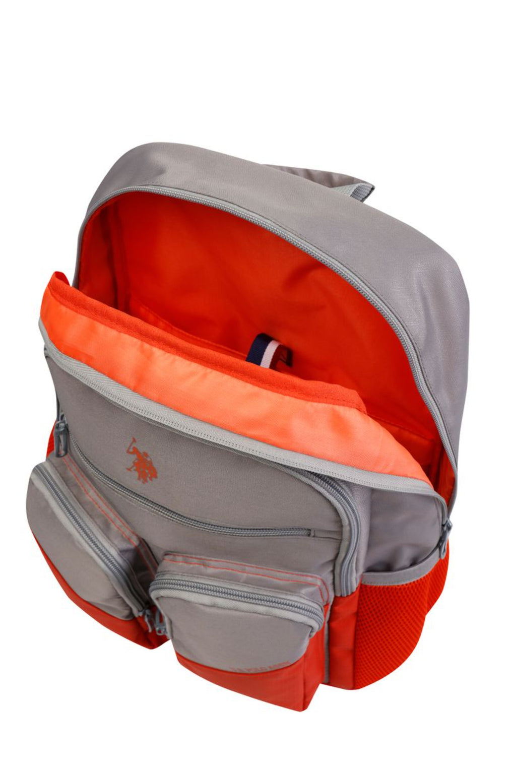 U.S. Polo Assn. Rucsac cu bretele ajustabile si compartimentat, design cu logo