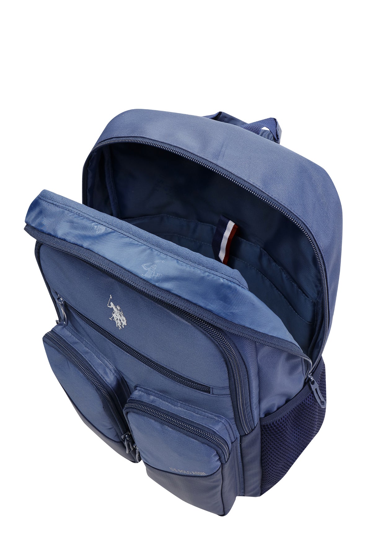 U.S. Polo Assn. Rucsac cu bretele ajustabile si compartimentat, design cu logo