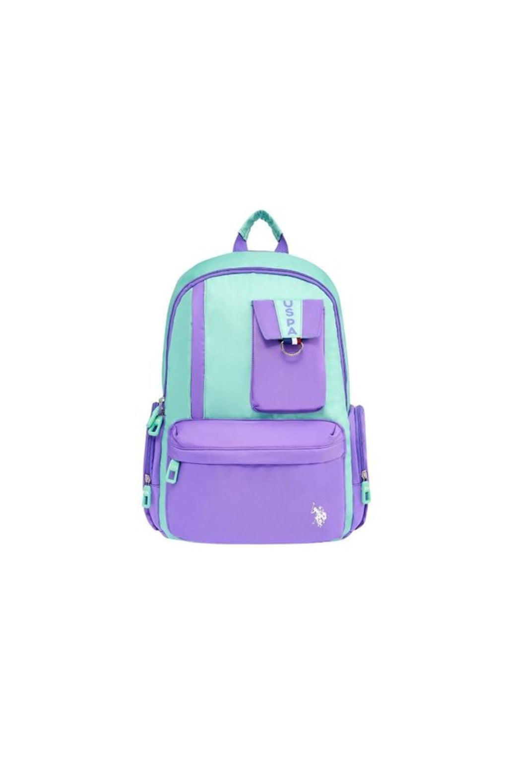 U.S. Polo Assn. Rucsac cu bretele ajustabile si compartimentat, design cu logo