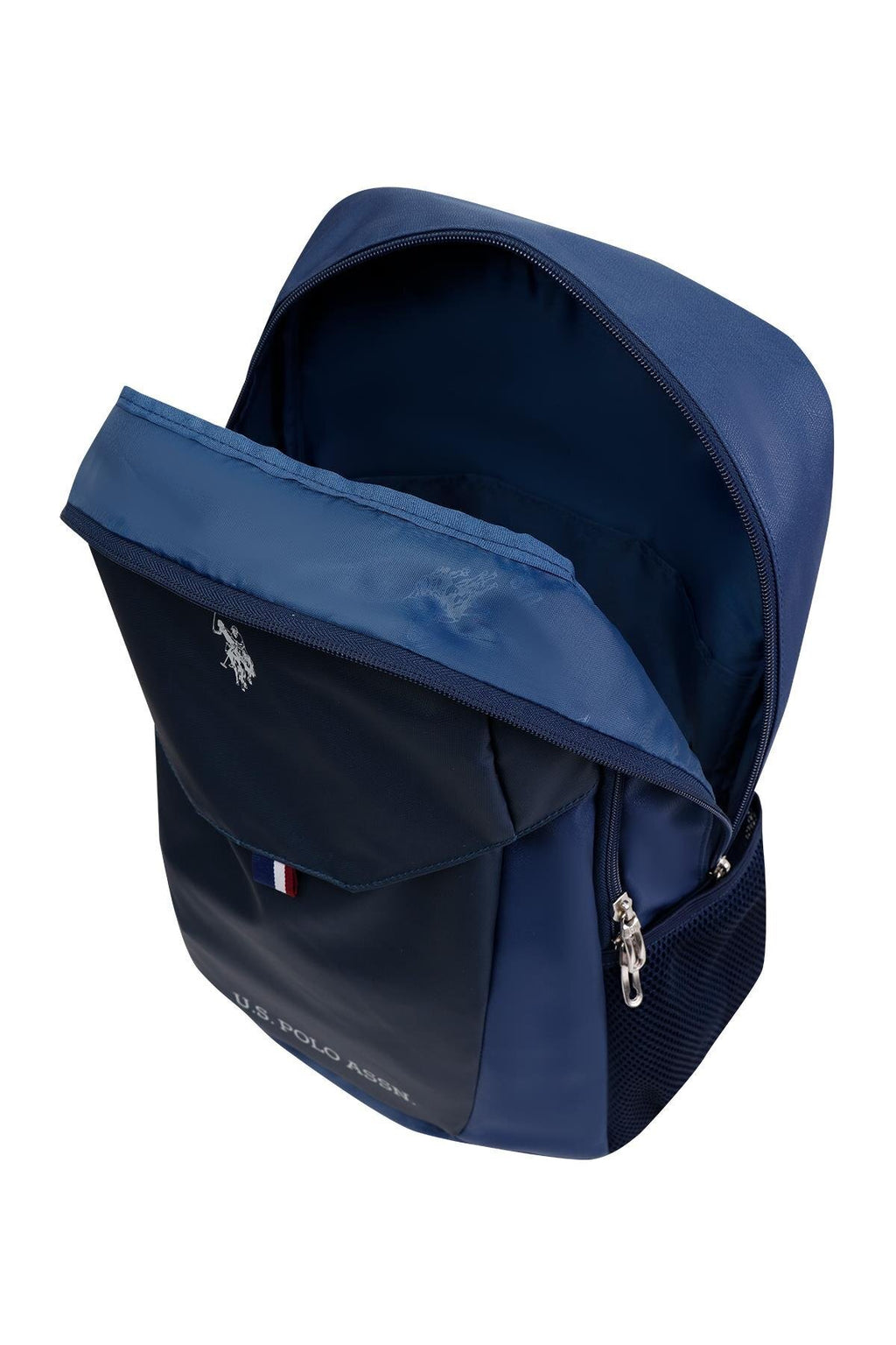 U.S. Polo Assn. Rucsac cu bretele ajustabile si compartimentat, design cu logo
