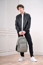 U.S. Polo Assn. Rucsac cu bretele ajustabile si compartimentat, design cu logo