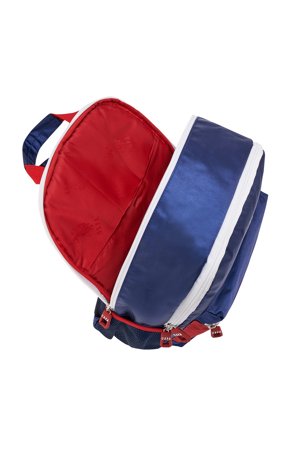 U.S. Polo Assn. Rucsac cu bretele ajustabile si compartimentat, design cu logo