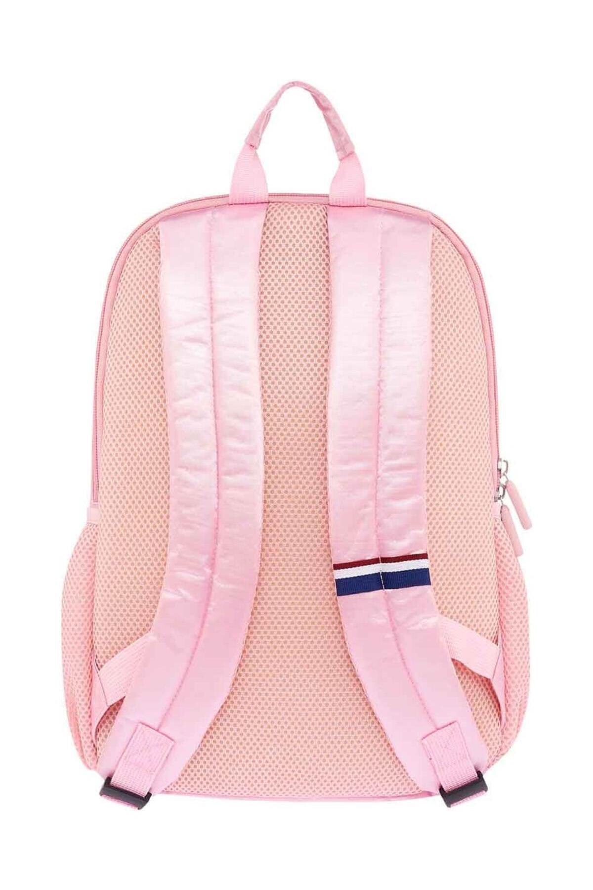 U.S. Polo Assn. Rucsac cu bretele ajustabile si compartimentat, design cu logo