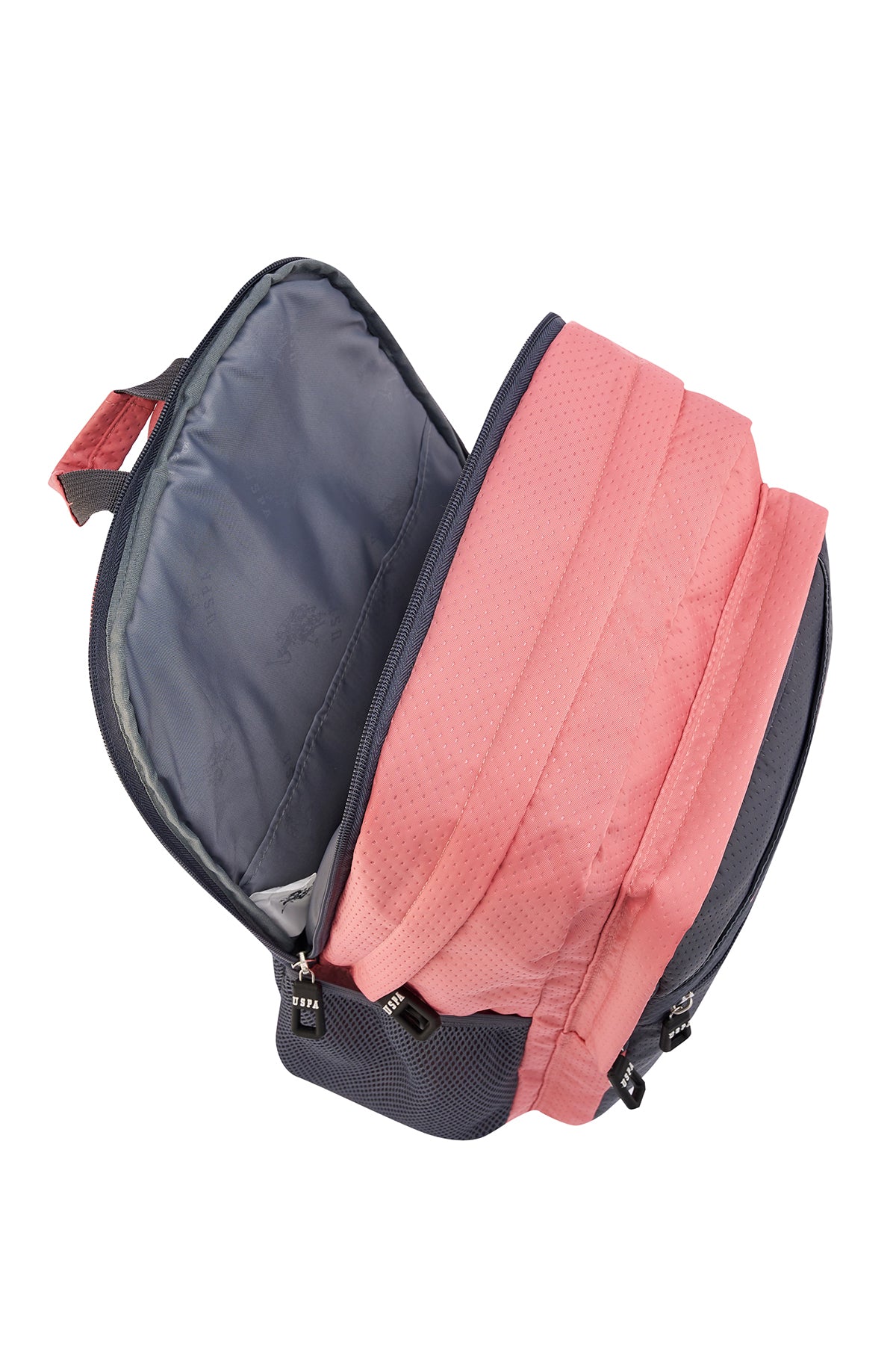 U.S. Polo Assn. Rucsac cu bretele ajustabile si compartimentat, design cu logo