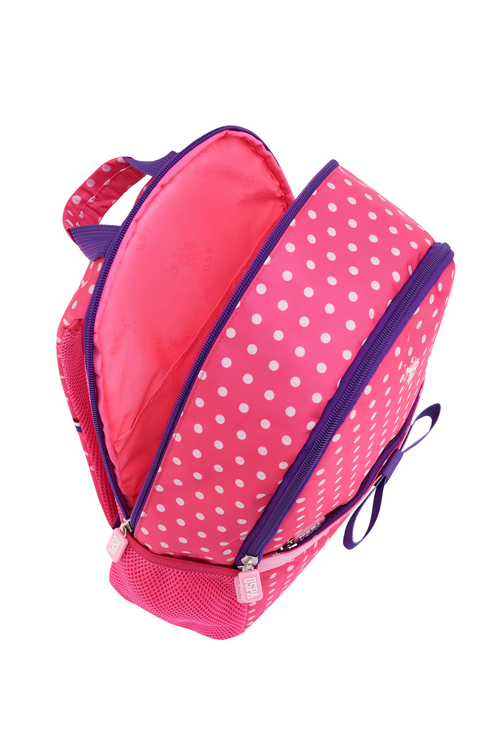 U.S. Polo Assn. Rucsac cu bretele ajustabile si compartimentat, design cu logo