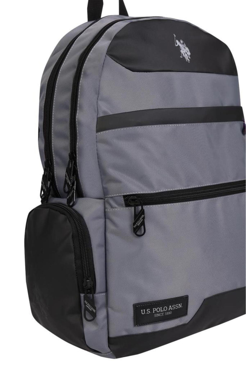 U.S. Polo Assn. Rucsac cu bretele ajustabile si compartimentat, design cu logo