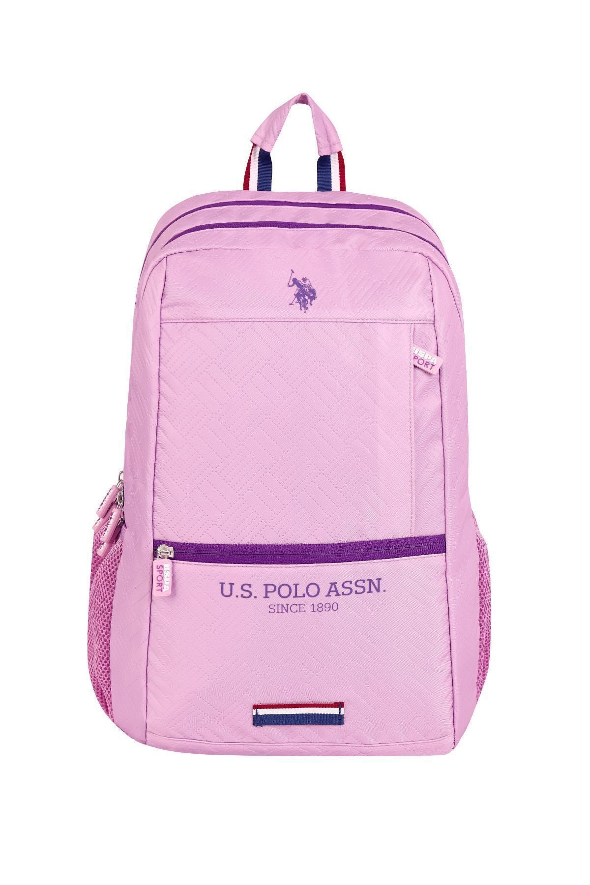 U.S. Polo Assn. Rucsac cu bretele ajustabile si compartimentat, design cu logo