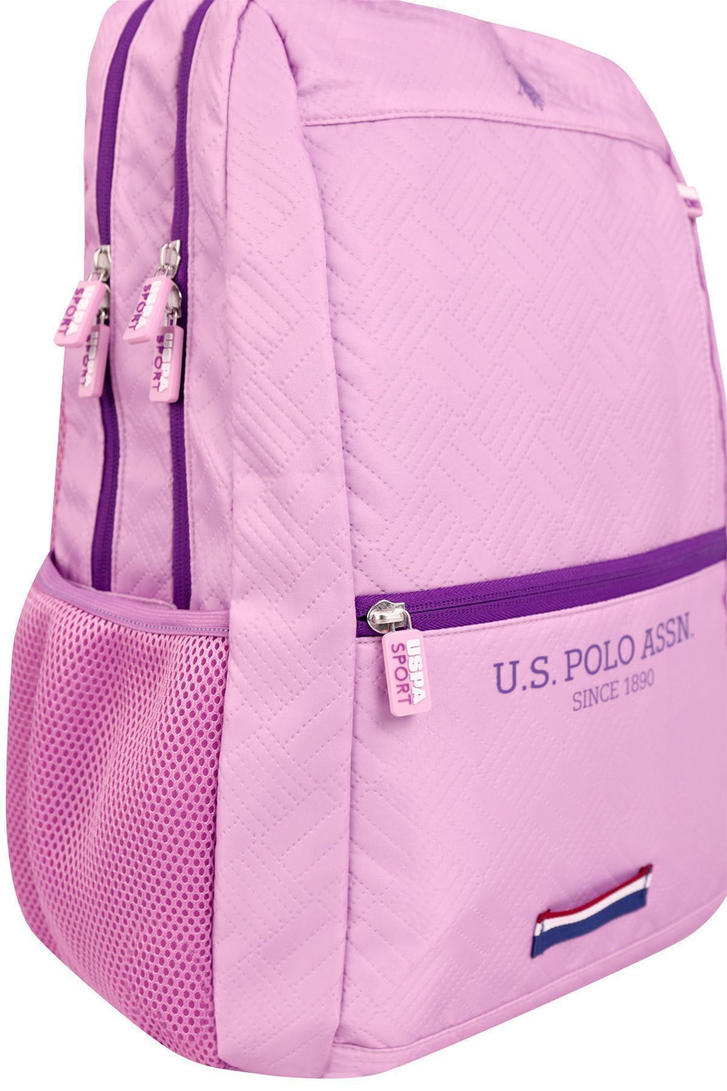 U.S. Polo Assn. Rucsac cu bretele ajustabile si compartimentat, design cu logo