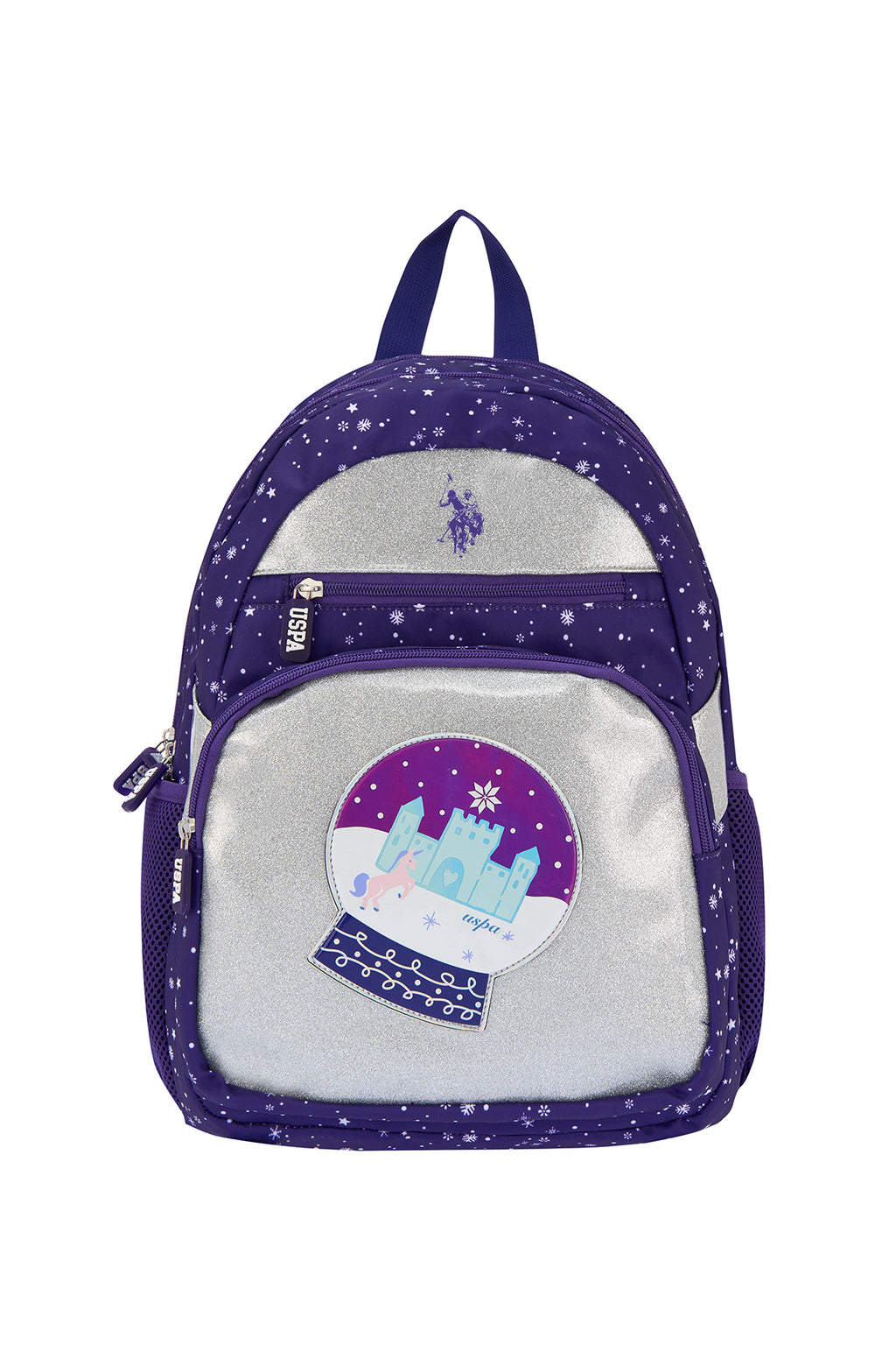 U.S. Polo Assn. Rucsac cu bretele ajustabile si compartimentat, design cu logo