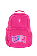 U.S. Polo Assn. Rucsac cu bretele ajustabile si compartimentat, design cu logo