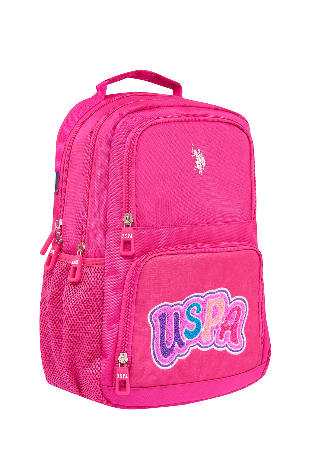 U.S. Polo Assn. Rucsac cu bretele ajustabile si compartimentat, design cu logo