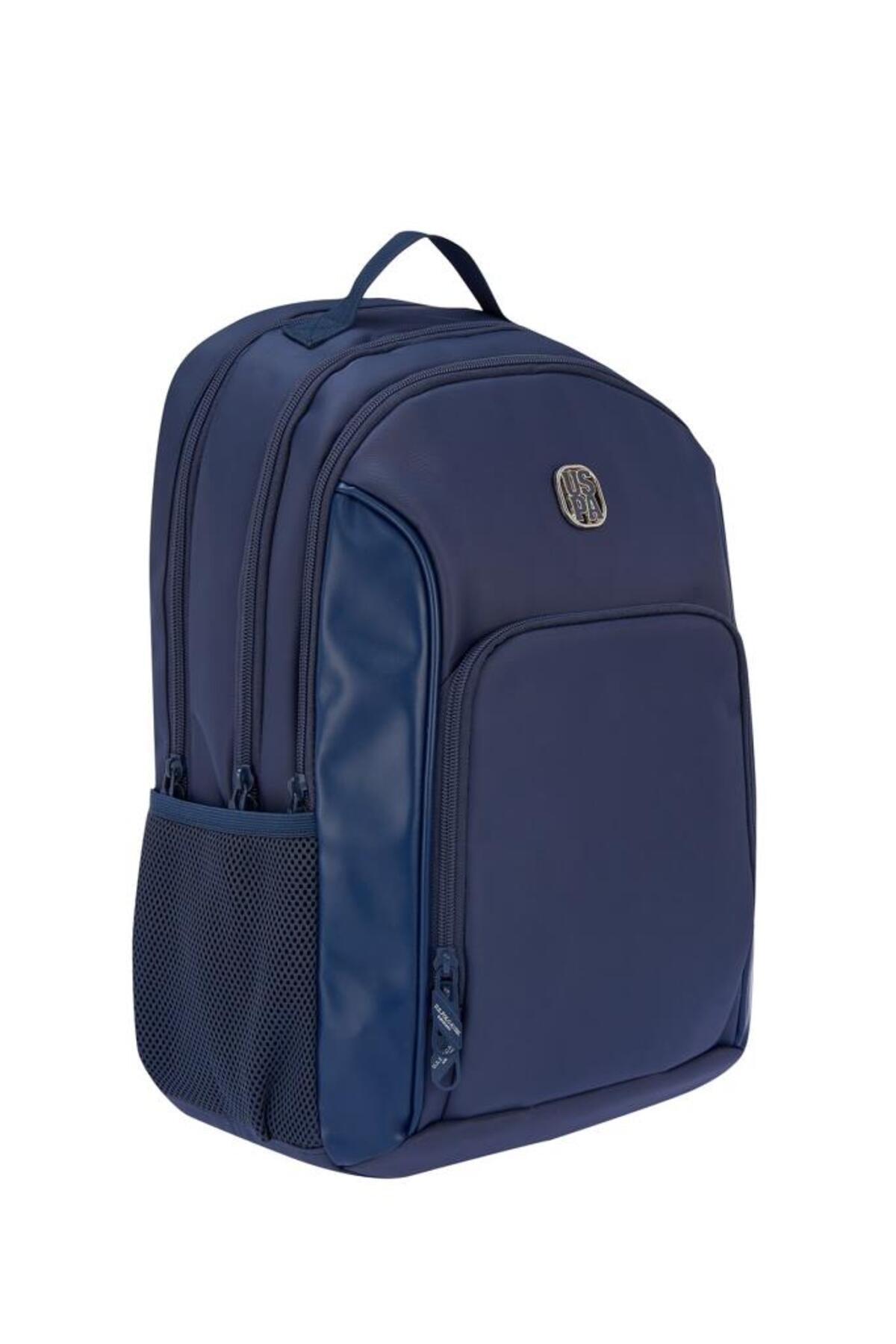 U.S. Polo Assn. Rucsac cu bretele ajustabile si compartimentat, design cu logo