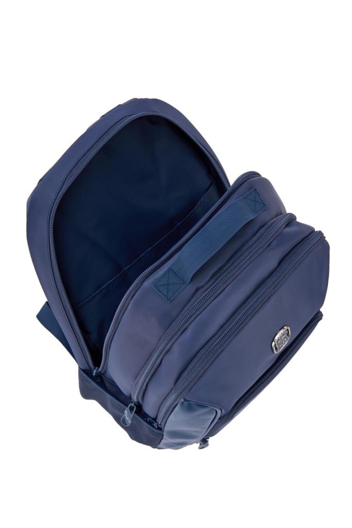 U.S. Polo Assn. Rucsac cu bretele ajustabile si compartimentat, design cu logo