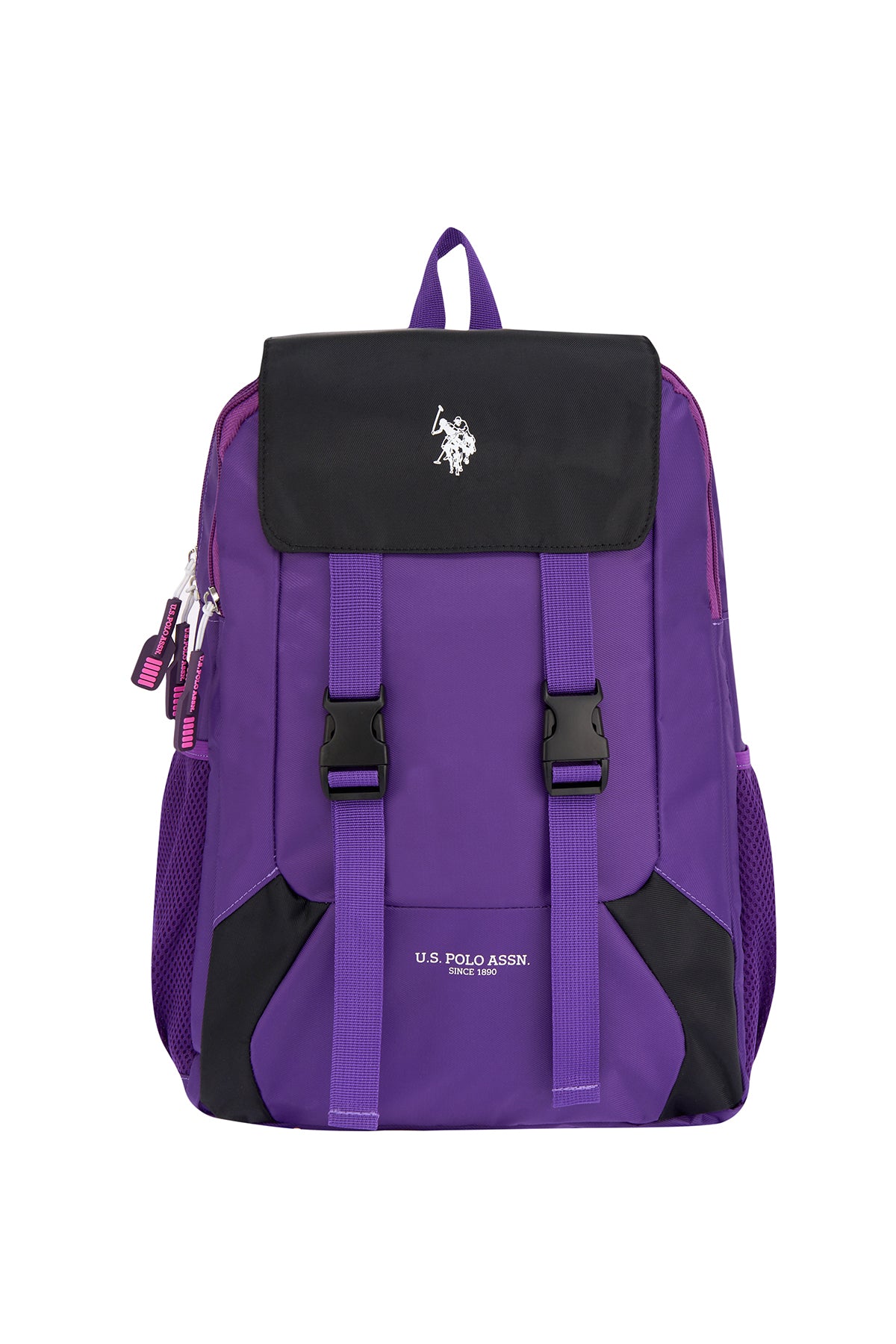 U.S. Polo Assn. Rucsac cu bretele ajustabile si compartimentat, design cu logo