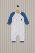 U.S. Polo Assn., Salopeta cu pantaloni lungi si model logo