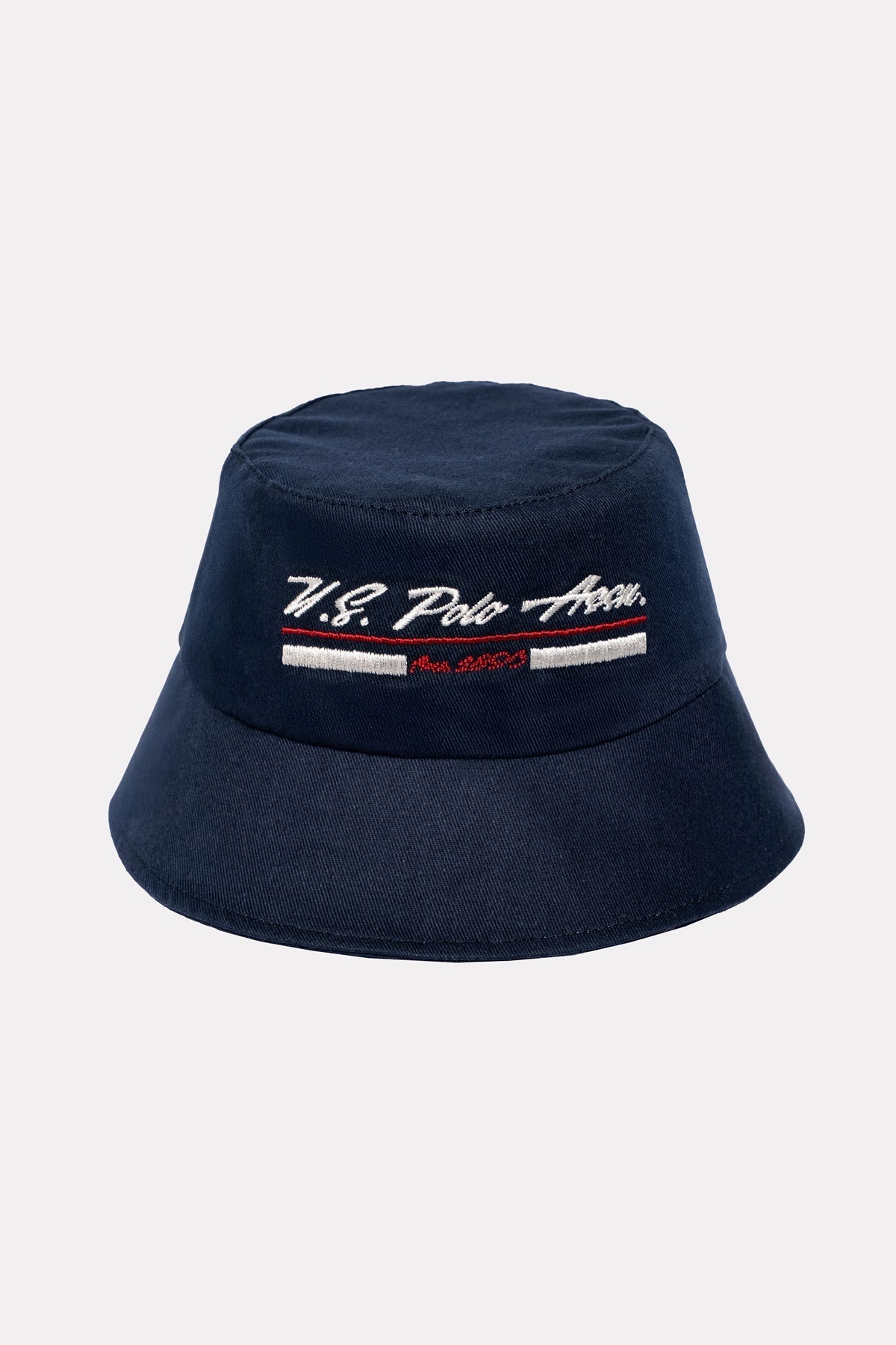 U.S. Polo Assn., Palarie bucket din bumbac cu logo