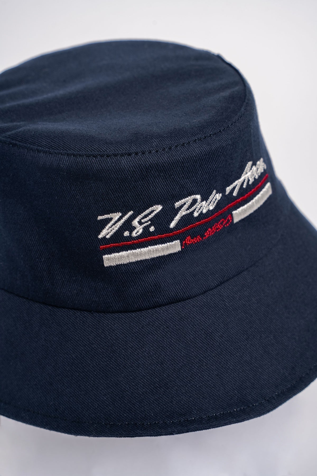 U.S. Polo Assn., Palarie bucket din bumbac cu logo