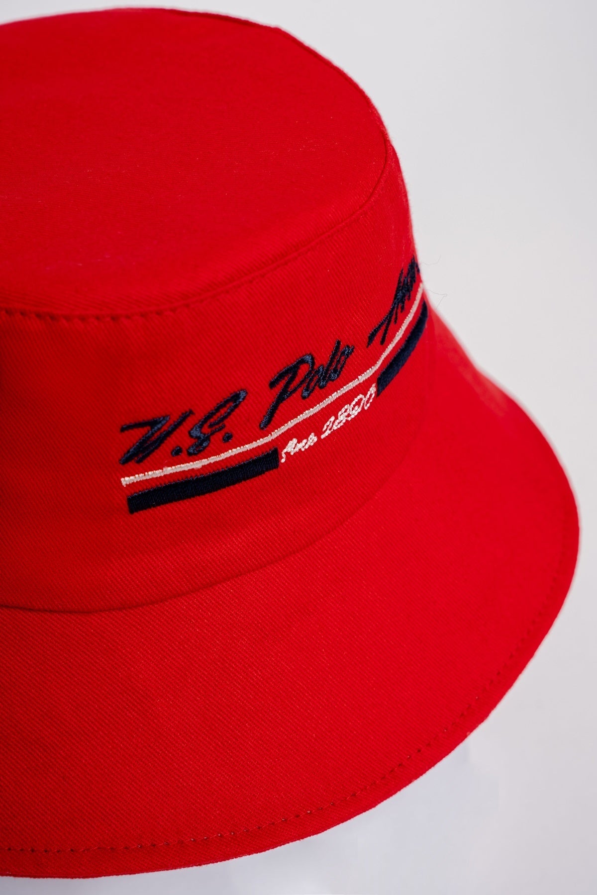 U.S. Polo Assn., Palarie bucket din bumbac cu logo