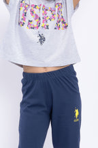 U.S. Polo Assn., Set doua piese din amestec de bumbac