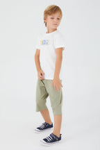 U.S. Polo Assn., Set de tricou cu imprimeu si pantaloni - 2 piese