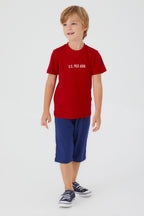 U.S. Polo Assn., Set doua piese din amestec de bumbac