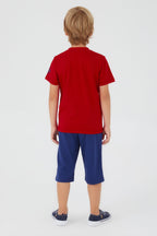 U.S. Polo Assn., Set doua piese din amestec de bumbac