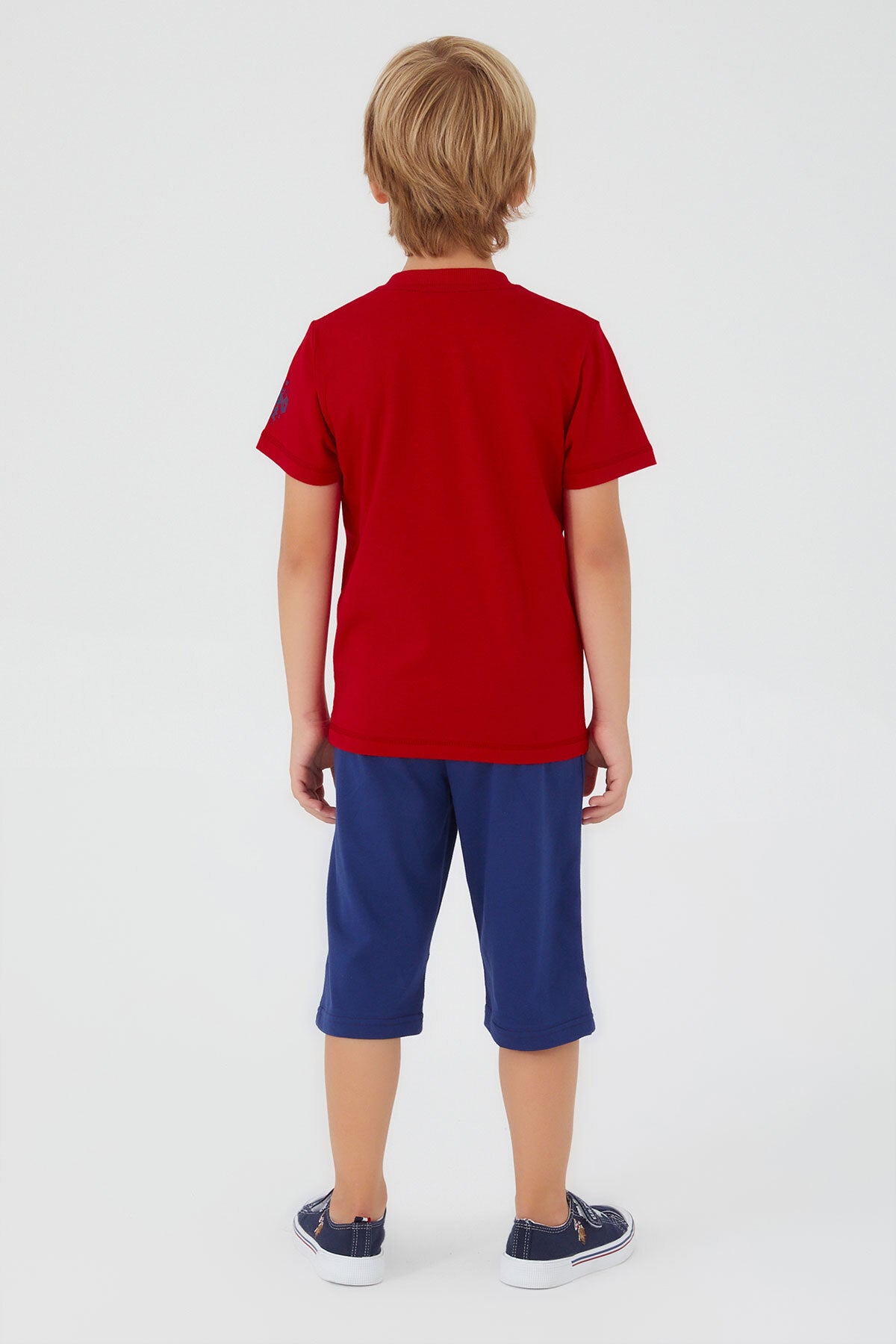 U.S. Polo Assn., Set doua piese din amestec de bumbac